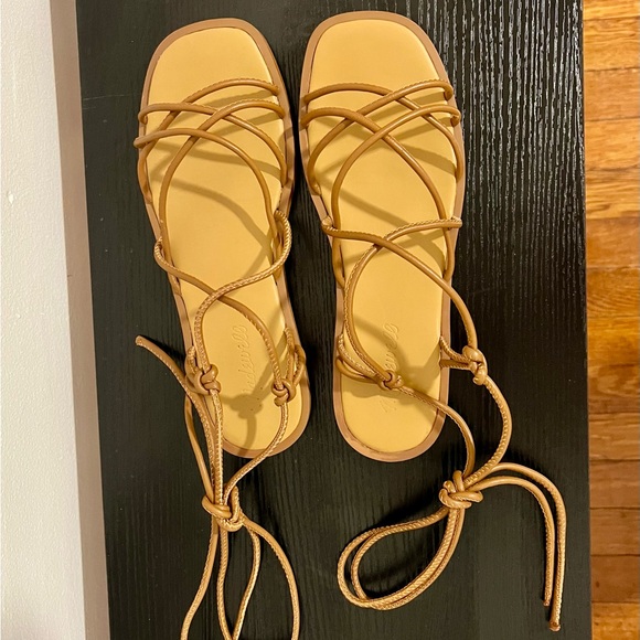 Madewell Tan Strappy Sandals - Picture 1 of 3